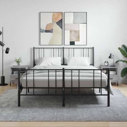 Noćni ormarići 2 kom boja hrasta 40x35x47,5cm konstruirano drvo - Sivi hrast sonoma 2 Cijena