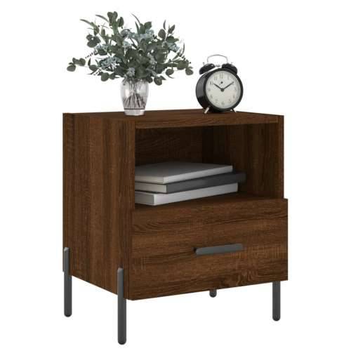 Noćni ormarići 2 kom boja hrasta 40x35x47,5cm konstruirano drvo - Smeđi hrast 2 Cijena