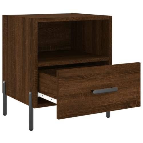 Noćni ormarići 2 kom boja hrasta 40x35x47,5cm konstruirano drvo - Smeđi hrast 2 Cijena
