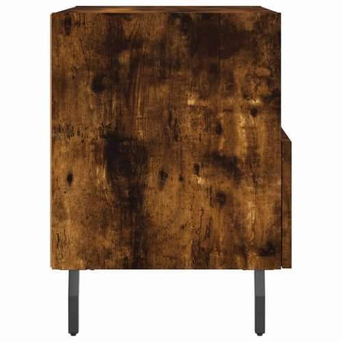 Noćni ormarić boja hrasta 40x35x47,5 cm od konstruiranog drva - Dimljeni hrast 1 Cijena