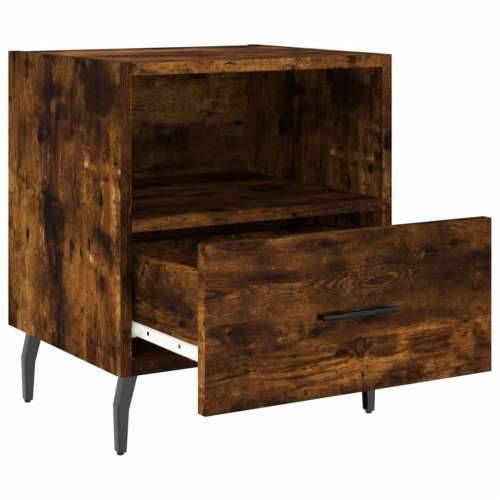 Noćni ormarići 2 kom boja hrasta 40x35x47,5cm konstruirano drvo - Dimljeni hrast 2 Cijena