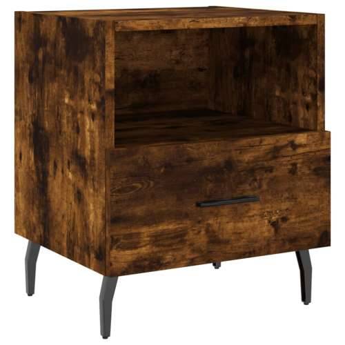 Noćni ormarići 2 kom boja hrasta 40x35x47,5cm konstruirano drvo - Dimljeni hrast 2 Cijena