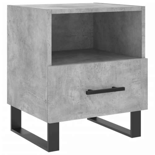 Noćni ormarići 2 kom boja betona 40x35x47,5cm konstruirano drvo - Beton siva 2 Cijena