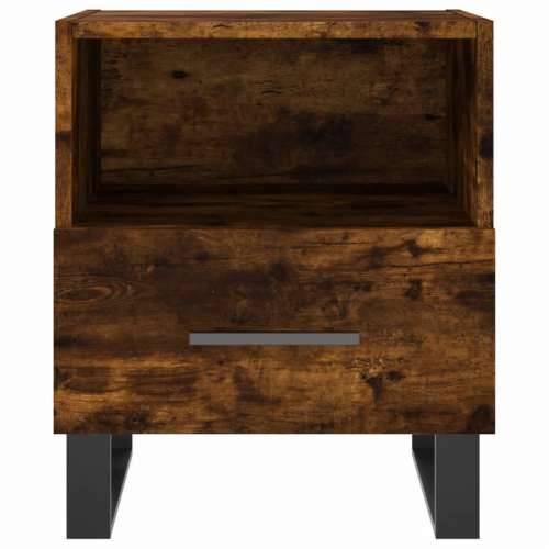Noćni ormarić boja hrasta 40x35x47,5 cm od konstruiranog drva - Dimljeni hrast 1 Cijena