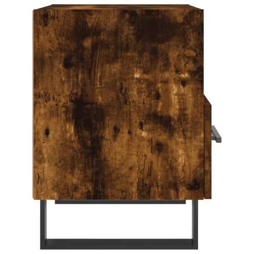 Noćni ormarić boja hrasta 40x35x47,5 cm od konstruiranog drva - Dimljeni hrast 1 Cijena
