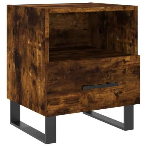 Noćni ormarići 2 kom boja hrasta 40x35x47,5cm konstruirano drvo - Dimljeni hrast 2 Cijena