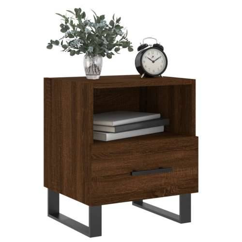 Noćni ormarići 2 kom boja hrasta 40x35x47,5cm konstruirano drvo - Smeđi hrast 2 Cijena