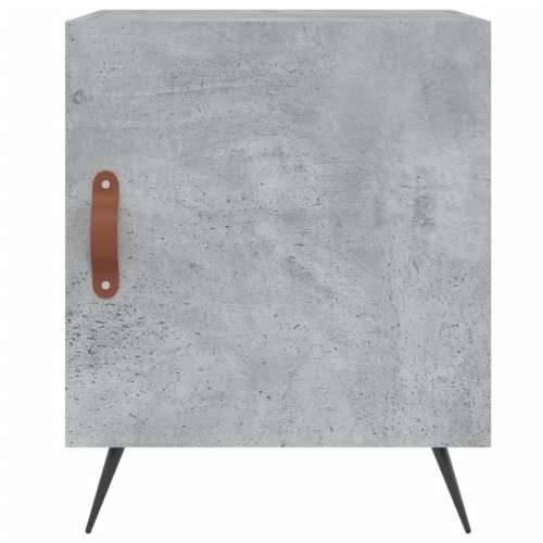 Noćni ormarić siva boja betona 40x40x50 cm konstruirano drvo - Beton siva 1 Cijena