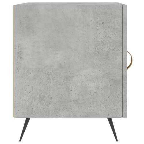 Noćni ormarić siva boja betona 40x40x50 cm konstruirano drvo - Beton siva 1 Cijena