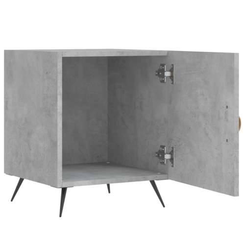 Noćni ormarići 2 kom boja betona 40x40x50 cm konstruirano drvo - Beton siva 2 Cijena