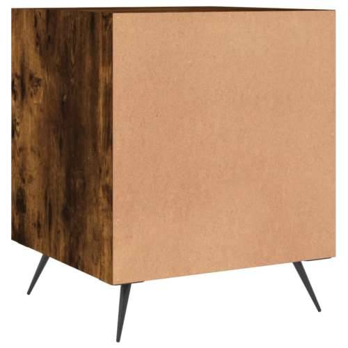 Noćni ormarići 2 kom boja dimljenog hrasta 40x40x50 cm drveni - Dimljeni hrast 2 Cijena