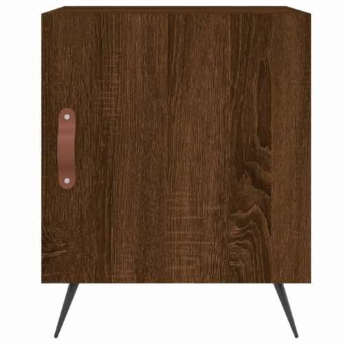 Noćni ormarići 2 kom boja smeđeg hrasta 40 x 40 x 50 cm drveni - Smeđi hrast 2 Cijena