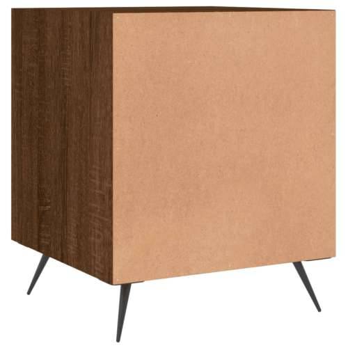 Noćni ormarići 2 kom boja smeđeg hrasta 40 x 40 x 50 cm drveni - Smeđi hrast 2 Cijena