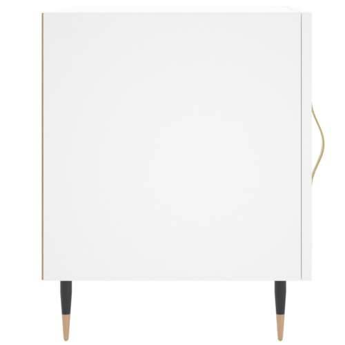 Noćni ormarići 2 kom bijeli 40 x 40 x 50 cm konstruirano drvo - Bijela 2 Cijena