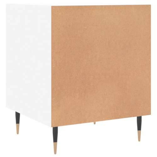 Noćni ormarići 2 kom bijeli 40 x 40 x 50 cm konstruirano drvo - Bijela 2 Cijena
