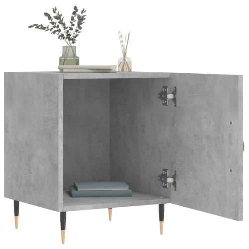 Noćni ormarići 2 kom boja betona 40x40x50 cm konstruirano drvo - Beton siva 2 Cijena