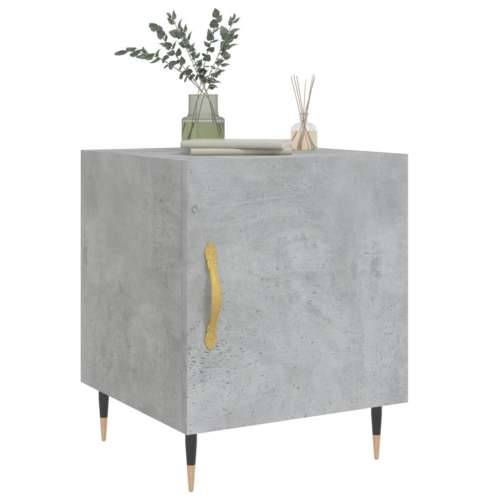 Noćni ormarići 2 kom boja betona 40x40x50 cm konstruirano drvo - Beton siva 2 Cijena