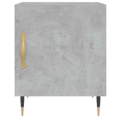 Noćni ormarići 2 kom boja betona 40x40x50 cm konstruirano drvo - Beton siva 2 Cijena