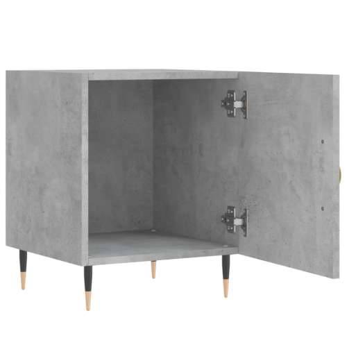 Noćni ormarići 2 kom boja betona 40x40x50 cm konstruirano drvo - Beton siva 2 Cijena