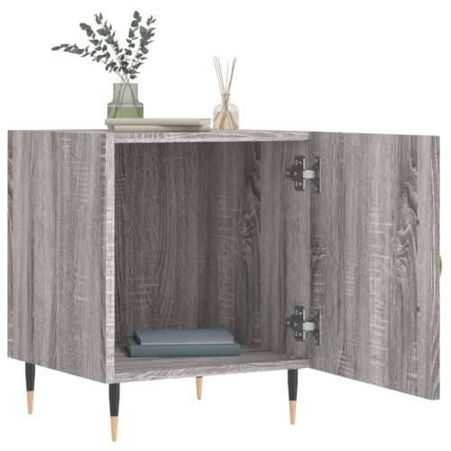 Noćni ormarići 2 kom boja hrasta 40x40x50 cm konstruirano drvo - Sivi hrast sonoma 2 Cijena