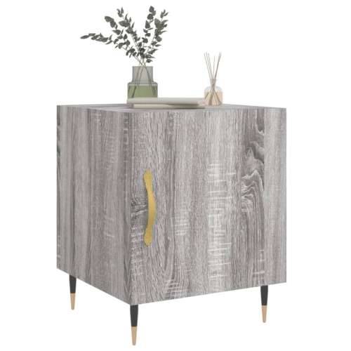 Noćni ormarići 2 kom boja hrasta 40x40x50 cm konstruirano drvo - Sivi hrast sonoma 2 Cijena