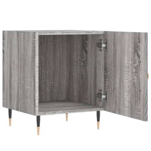 Noćni ormarići 2 kom boja hrasta 40x40x50 cm konstruirano drvo - Sivi hrast sonoma 2 Cijena