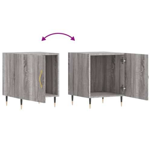 Noćni ormarići 2 kom boja hrasta 40x40x50 cm konstruirano drvo - Sivi hrast sonoma 2 Cijena