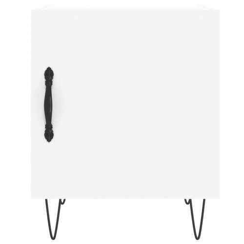 Noćni ormarići 2 kom bijeli 40 x 40 x 50 cm konstruirano drvo - Bijela 2 Cijena