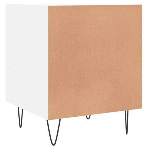 Noćni ormarići 2 kom bijeli 40 x 40 x 50 cm konstruirano drvo - Bijela 2 Cijena