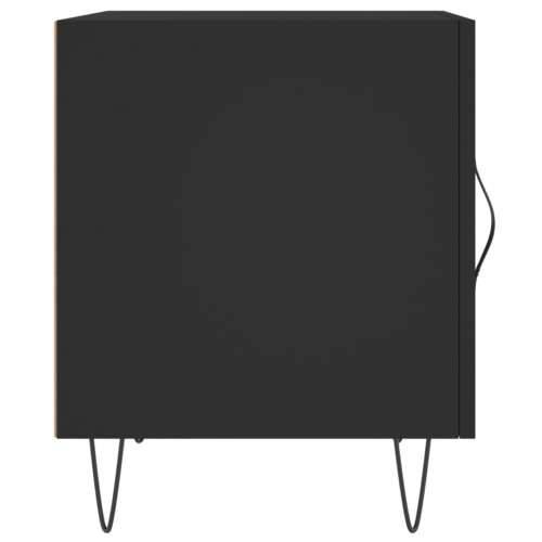 Noćni ormarići 2 kom crni 40 x 40 x 50 cm od konstruiranog drva - Crna 2 Cijena