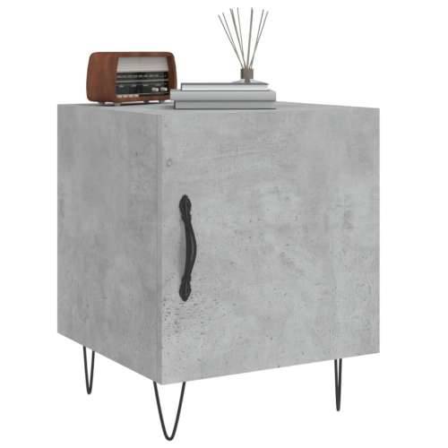 Noćni ormarići 2 kom boja betona 40x40x50 cm konstruirano drvo - Beton siva 2 Cijena