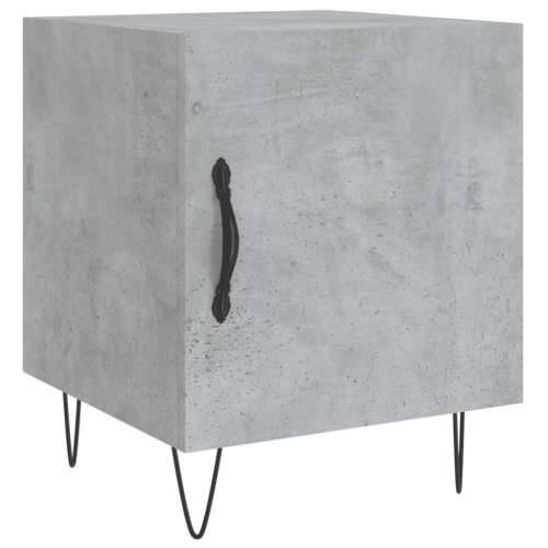 Noćni ormarići 2 kom boja betona 40x40x50 cm konstruirano drvo - Beton siva 2 Cijena