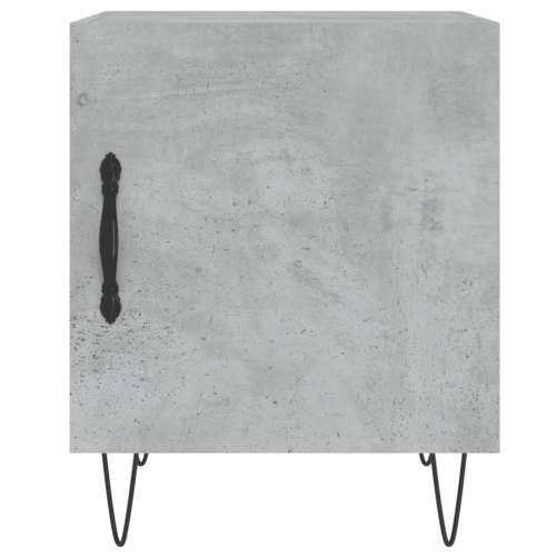 Noćni ormarići 2 kom boja betona 40x40x50 cm konstruirano drvo - Beton siva 2 Cijena