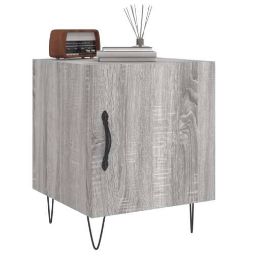 Noćni ormarići 2 kom boja hrasta 40x40x50 cm konstruirano drvo - Sivi hrast sonoma 2 Cijena
