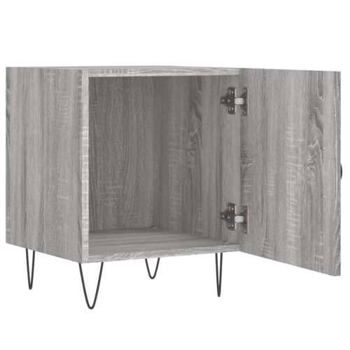 Noćni ormarići 2 kom boja hrasta 40x40x50 cm konstruirano drvo - Sivi hrast sonoma 2 Cijena