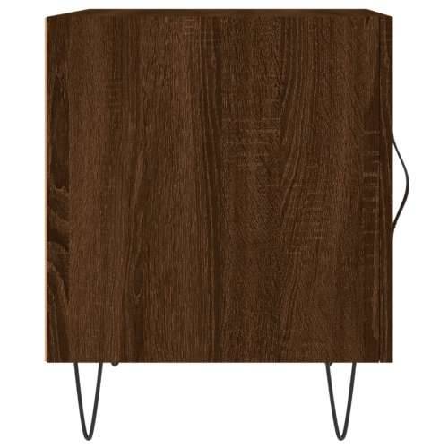 Noćni ormarići 2 kom boja smeđeg hrasta 40 x 40 x 50 cm drveni - Smeđi hrast 2 Cijena