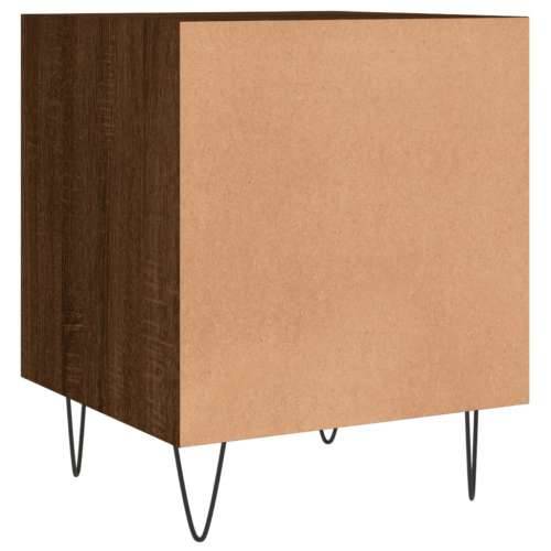 Noćni ormarići 2 kom boja smeđeg hrasta 40 x 40 x 50 cm drveni - Smeđi hrast 2 Cijena