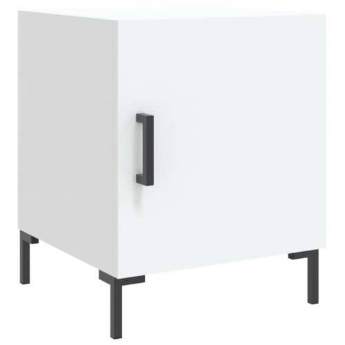 Noćni ormarići 2 kom bijeli 40 x 40 x 50 cm konstruirano drvo - Bijela 2 Cijena