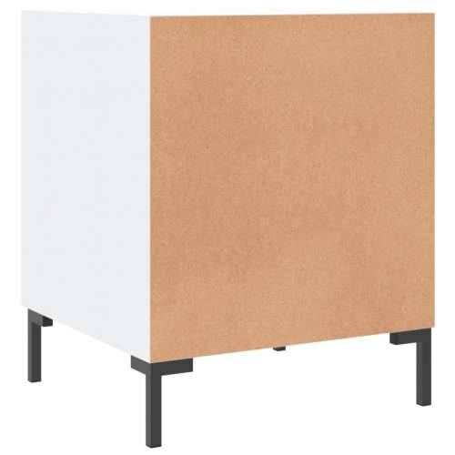 Noćni ormarići 2 kom bijeli 40 x 40 x 50 cm konstruirano drvo - Bijela 2 Cijena