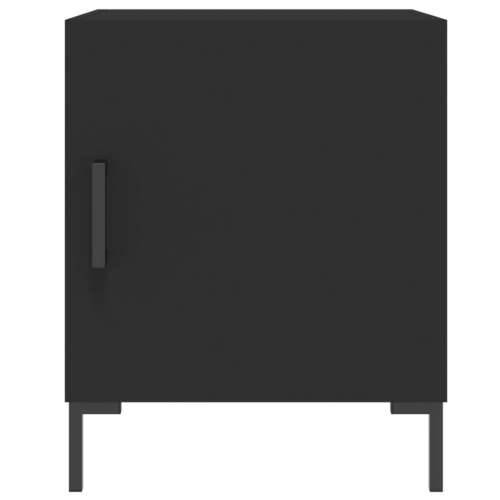 Noćni ormarići 2 kom crni 40 x 40 x 50 cm od konstruiranog drva - Crna 2 Cijena