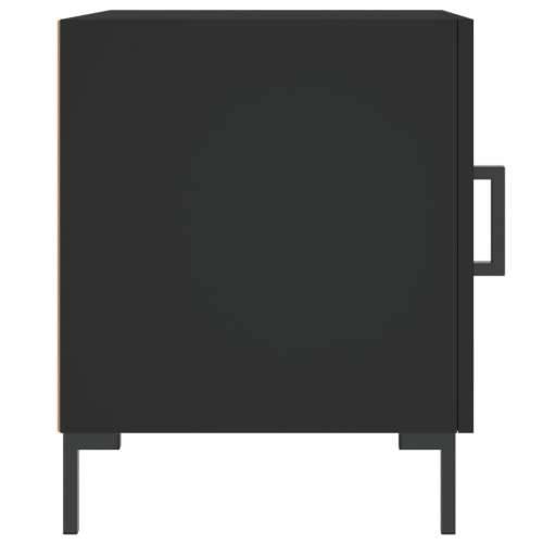 Noćni ormarići 2 kom crni 40 x 40 x 50 cm od konstruiranog drva - Crna 2 Cijena