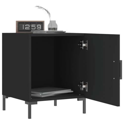 Noćni ormarići 2 kom crni 40 x 40 x 50 cm od konstruiranog drva - Crna 2 Cijena