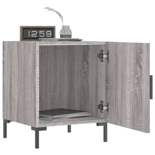 Noćni ormarići 2 kom boja hrasta 40x40x50 cm konstruirano drvo - Sivi hrast sonoma 2 Cijena