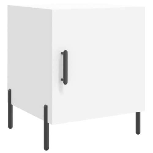 Noćni ormarići 2 kom bijeli 40 x 40 x 50 cm konstruirano drvo - Bijela 2 Cijena