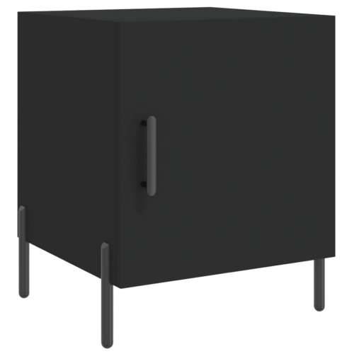 Noćni ormarići 2 kom crni 40 x 40 x 50 cm od konstruiranog drva - Crna 2 Cijena
