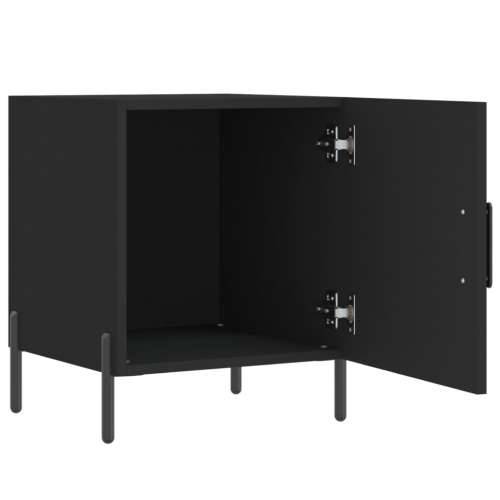 Noćni ormarići 2 kom crni 40 x 40 x 50 cm od konstruiranog drva - Crna 2 Cijena
