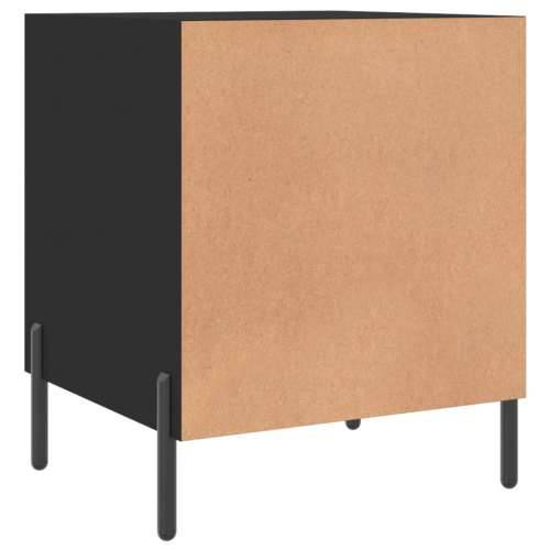 Noćni ormarići 2 kom crni 40 x 40 x 50 cm od konstruiranog drva - Crna 2 Cijena