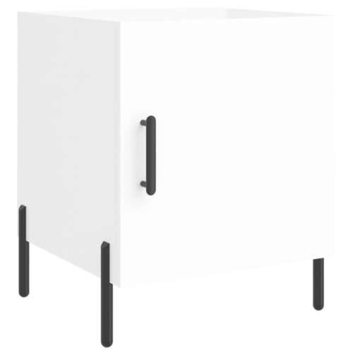 Noćni ormarići 2 kom sjajni bijeli 40x40x50cm konstruirano drvo - Visoko sjajno bijela 2 Cijena