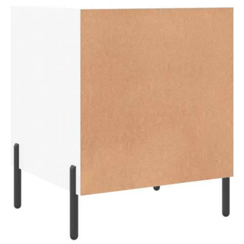 Noćni ormarići 2 kom sjajni bijeli 40x40x50cm konstruirano drvo - Visoko sjajno bijela 2 Cijena