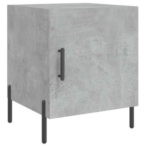 Noćni ormarići 2 kom boja betona 40x40x50 cm konstruirano drvo - Beton siva 2 Cijena